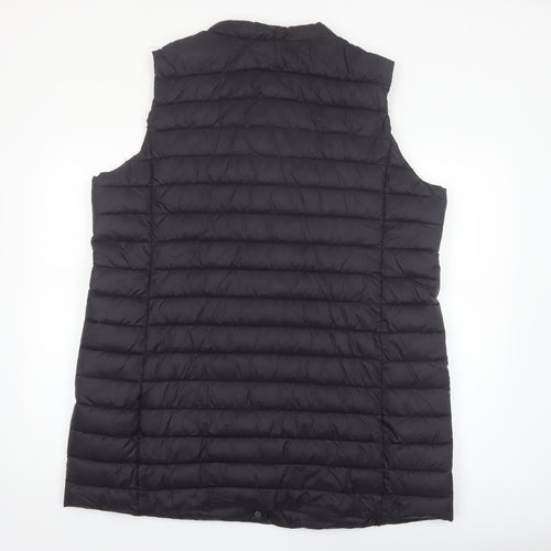 Dunnes Stores Men’s Black XL Puffer Waistcoat Quilted Mid-Length