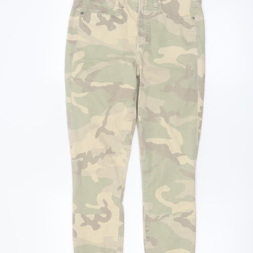 GAP Women’s Beige Camouflage Skinny Jeans Size 6 Slim Fit