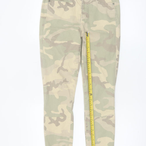 GAP Women’s Beige Camouflage Skinny Jeans Size 6 Slim Fit