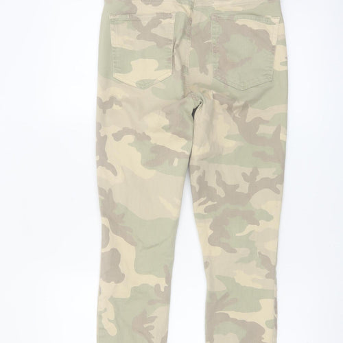 GAP Women’s Beige Camouflage Skinny Jeans Size 6 Slim Fit