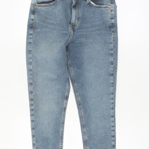 Topshop Jamie Women's Blue High Rise Skinny Jeans Size 12R