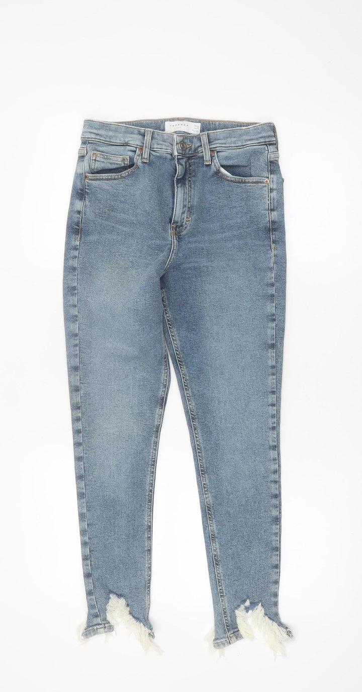 Topshop Jamie Women's Blue High Rise Skinny Jeans Size 12R