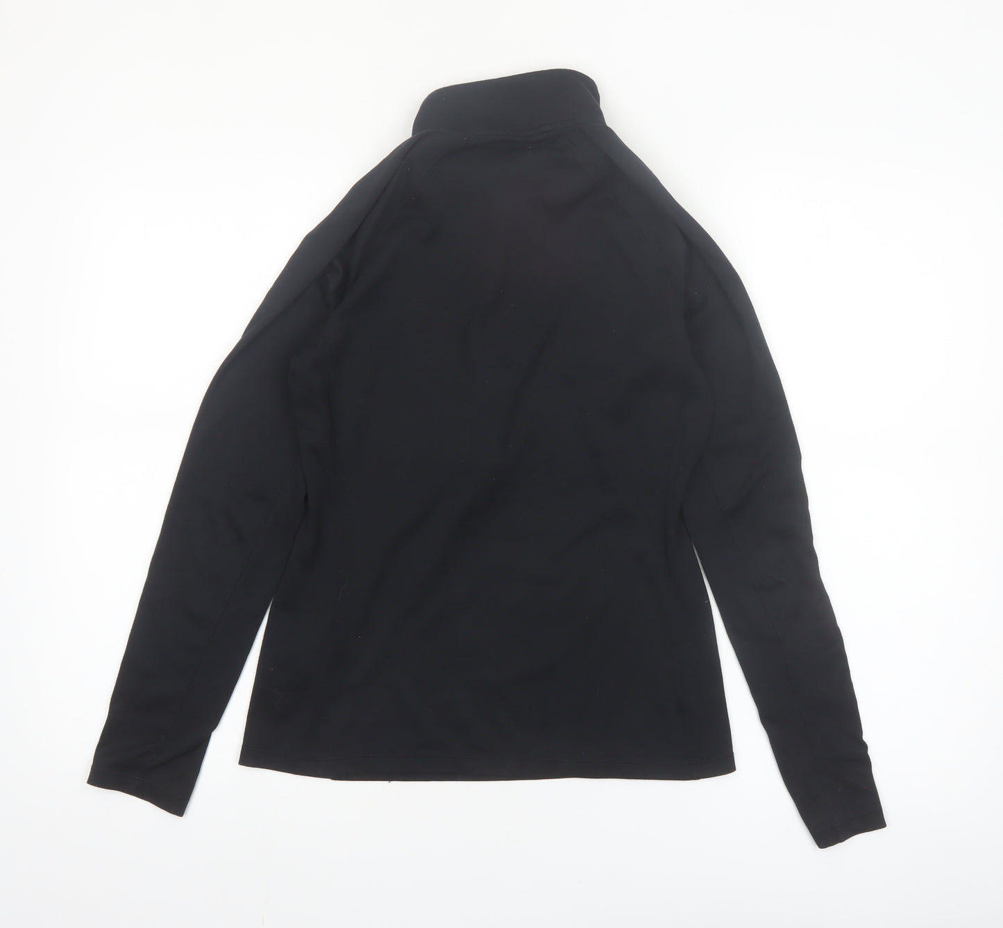 Under Armour Women's Black Small 1/4 Zip Long Sleeve HeatGear Top