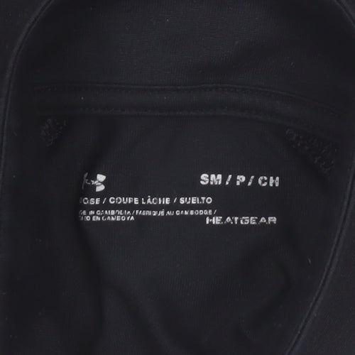 Under Armour Women's Black Small 1/4 Zip Long Sleeve HeatGear Top