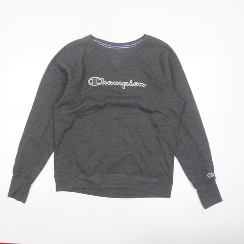 Champion Men's Grey M Pullover Crew Neck Sweatshirt