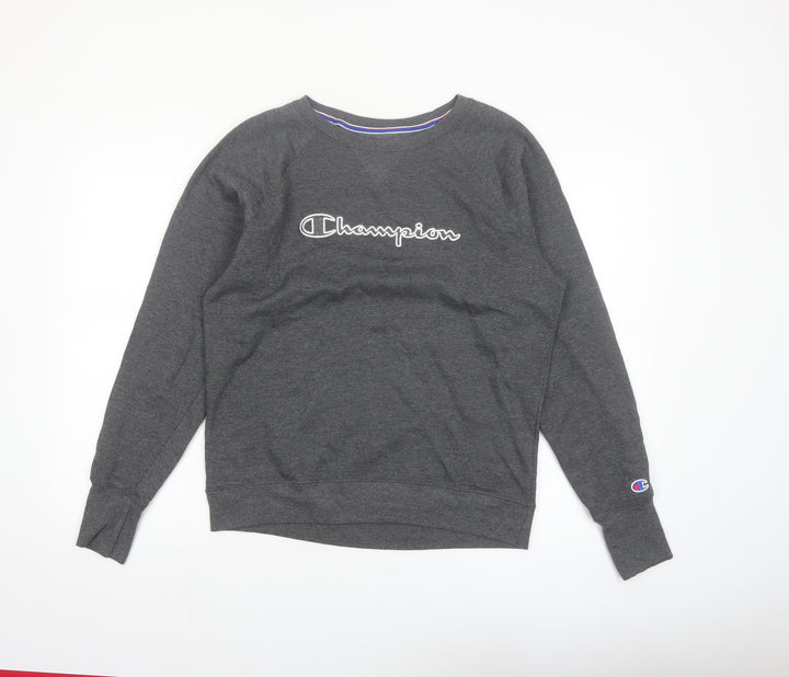 Champion Men's Grey M Pullover Crew Neck Sweatshirt