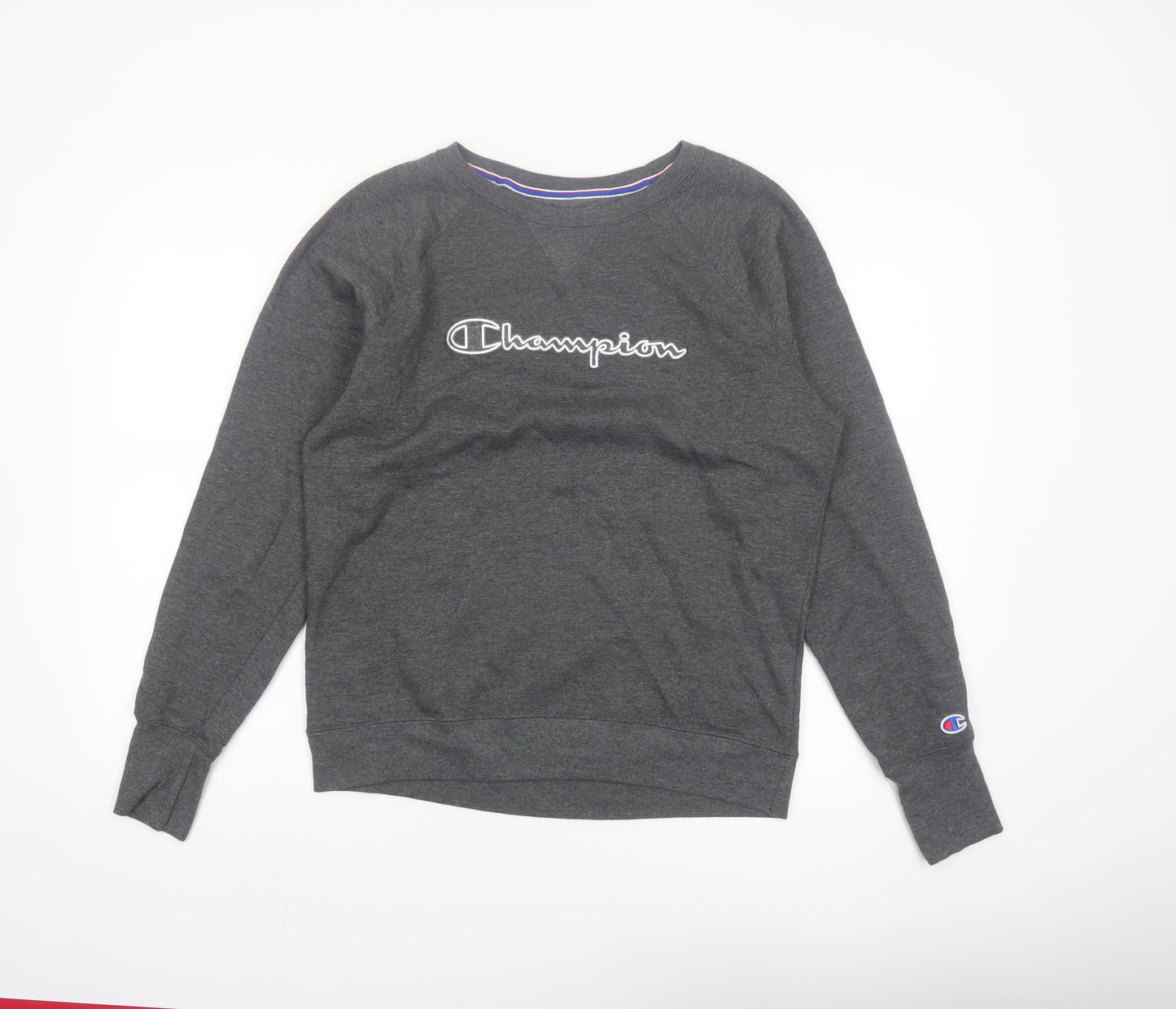 Champion Men's Grey M Pullover Crew Neck Sweatshirt