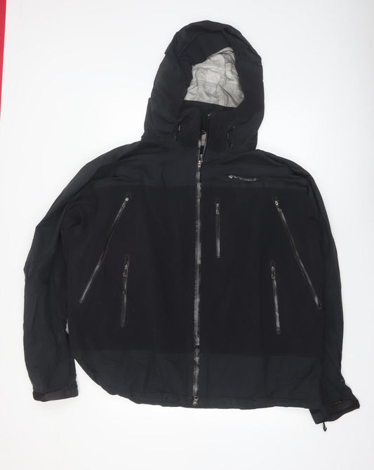 Columbia Men's Black 2XL Titanium Interchange Waterproof Hooded Jacket