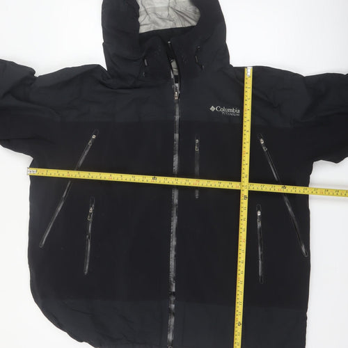 Columbia Men's Black 2XL Titanium Interchange Waterproof Hooded Jacket