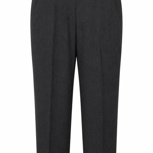 Larry Levine Women’s Grey Pleated Dress Pants Size 16 Tailored Twill Trousers
