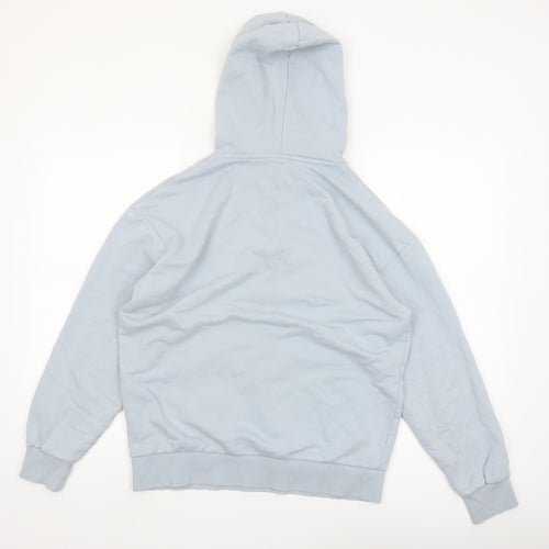 Puma Women's Light Blue Pullover Hoodie Small Cotton Blend