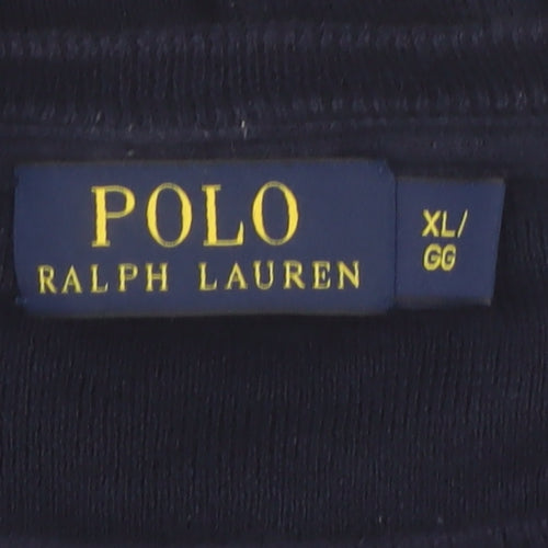Ralph Lauren Men's Blue XL Pullover Cotton Crew Neck Jumper
