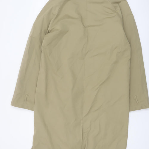 DeFacto Women’s Beige Trench Coat Long Cotton Blend S