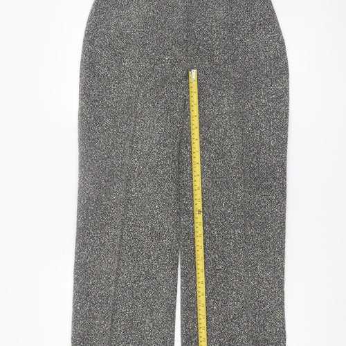 Principles Petite Womens Grey Tweed Trousers Size 10 Workwear