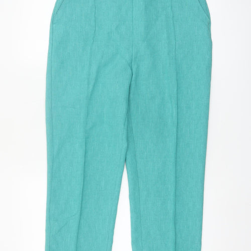 Honor Millburn Women’s Green Straight Leg Trousers Size 12