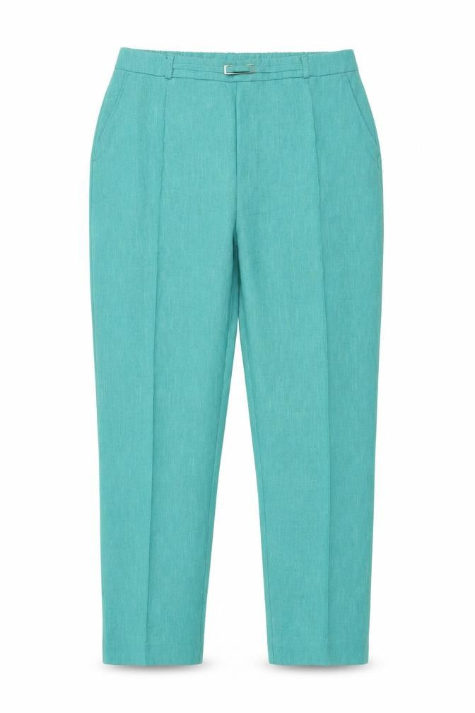 Honor Millburn Women’s Green Straight Leg Trousers Size 12