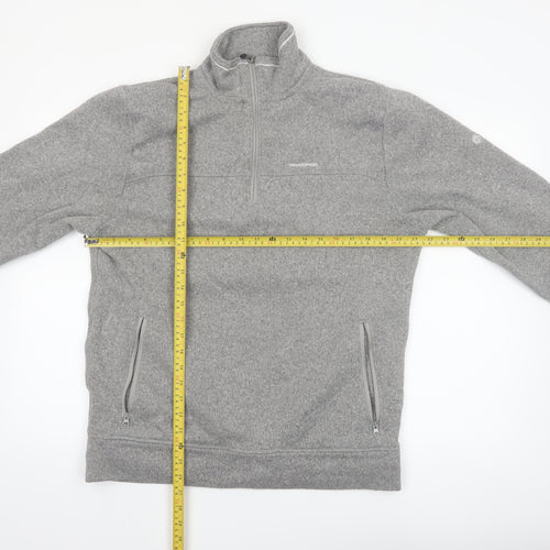 Craghoppers Men's Grey XL Fleece 1/2 Zip Pullover Sweatshirt
