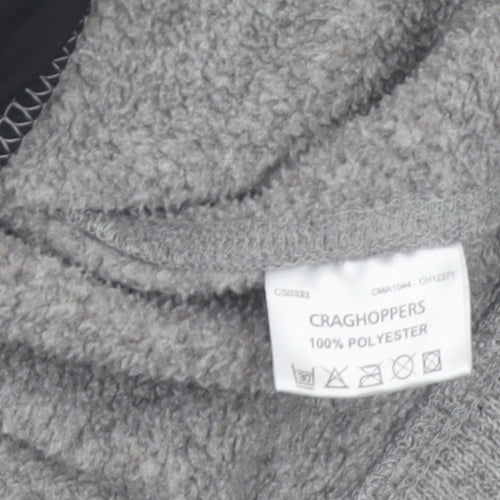 Craghoppers Men's Grey XL Fleece 1/2 Zip Pullover Sweatshirt