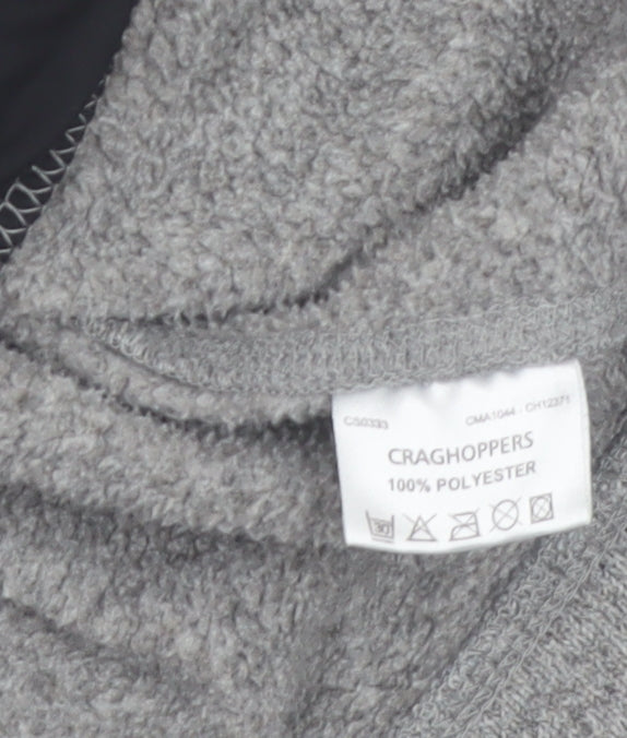 Craghoppers Men's Grey XL Fleece 1/2 Zip Pullover Sweatshirt