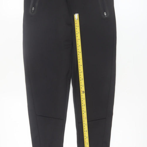 Dunnes Stores Boys Black Jogger Trousers 26in Waist 100% Polyester