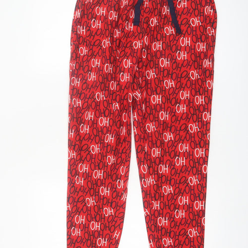 Dunnes Stores Men's Red 'Ho Ho Ho' Christmas Lounge Pants Small