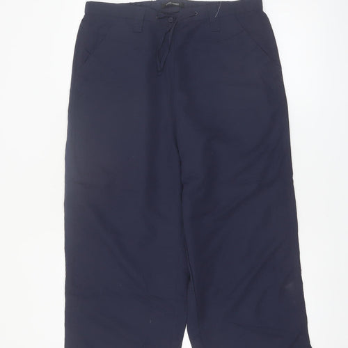 St. Bernard for Dunnes Stores Women's Blue Size 14 Cropped Trousers