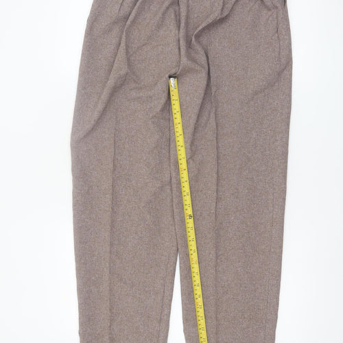 Emma Collection Womens Brown Size 16 Straight Trousers