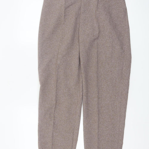 Emma Collection Womens Brown Size 16 Straight Trousers