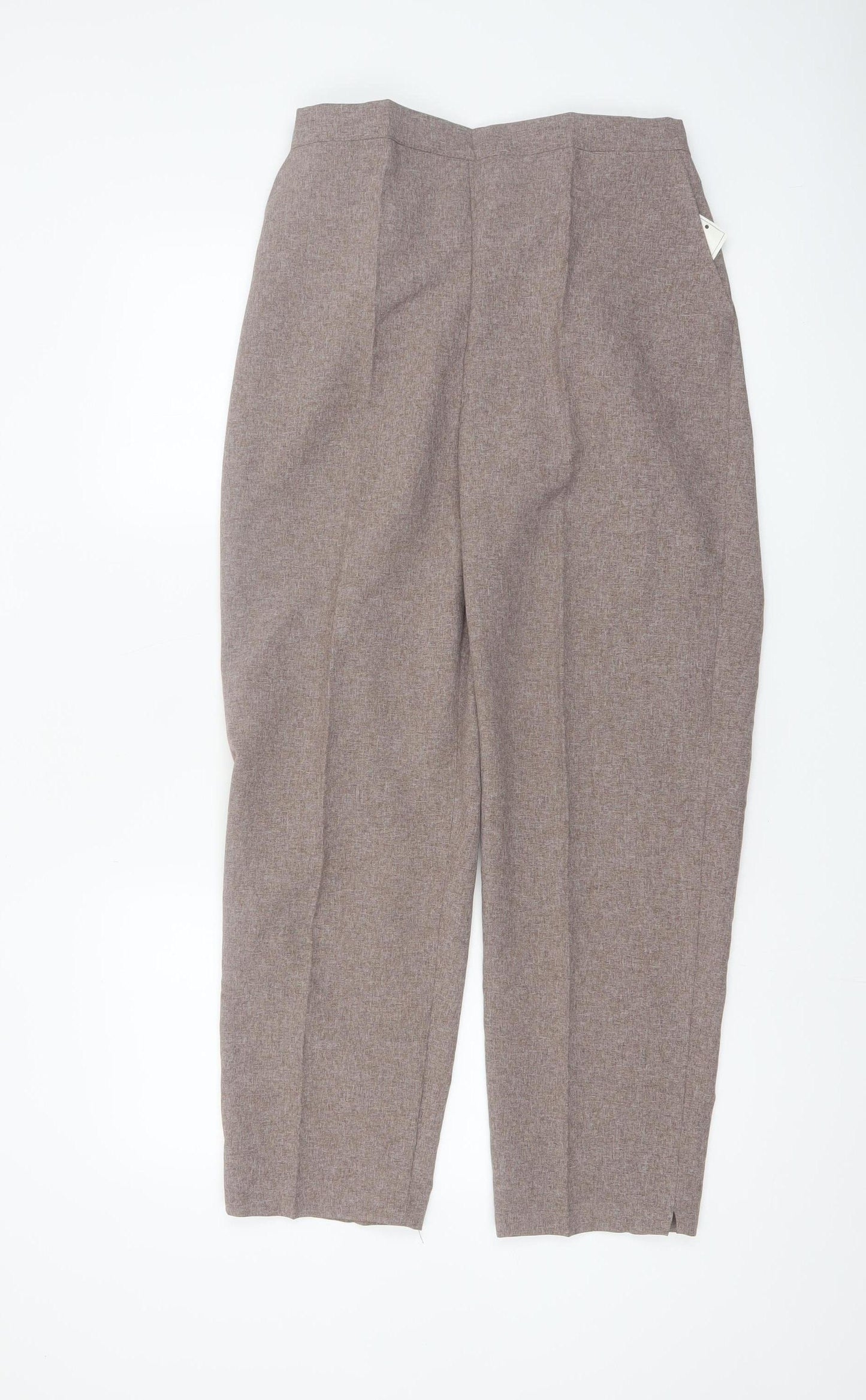 Emma Collection Womens Brown Size 16 Straight Trousers