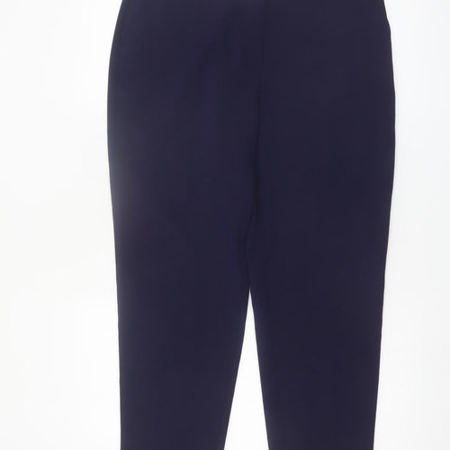 Friends Like These Women’s Blue Size 12 Slim Tapered Stretch Trousers