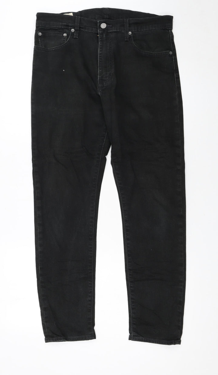 Levi's Women's Black Mid Rise Skinny Denim Jeans Size 12 W32 L30
