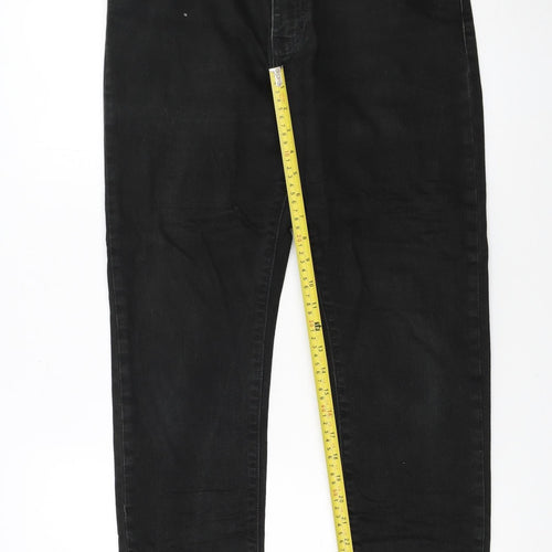 Levi's Women's Black Mid Rise Skinny Denim Jeans Size 12 W32 L30