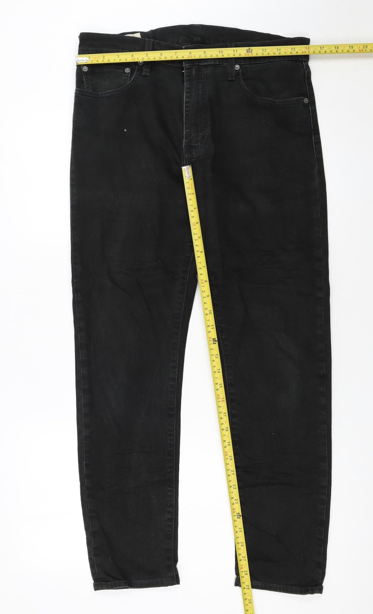Levi's Women's Black Mid Rise Skinny Denim Jeans Size 12 W32 L30
