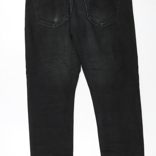 Levi's Women's Black Mid Rise Skinny Denim Jeans Size 12 W32 L30