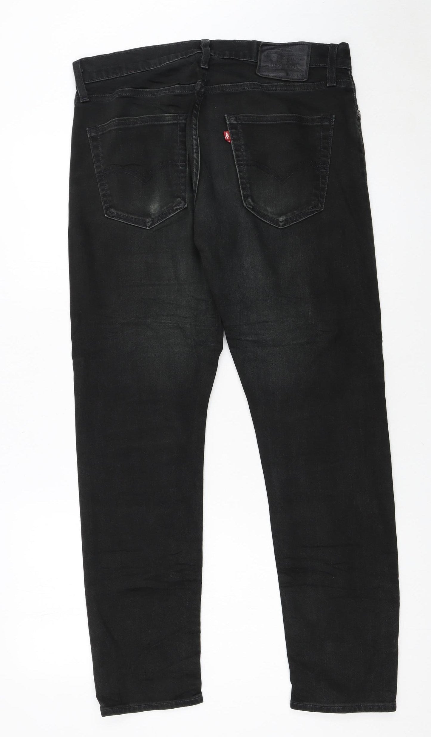 Levi's Women's Black Mid Rise Skinny Denim Jeans Size 12 W32 L30