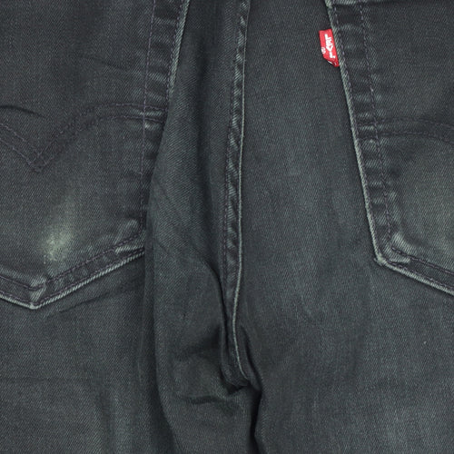 Levi's Women's Black Mid Rise Skinny Denim Jeans Size 12 W32 L30