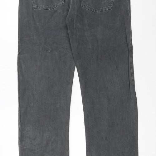 Armani Jeans Men's Grey Straight Leg Denim Jeans 34W 33L