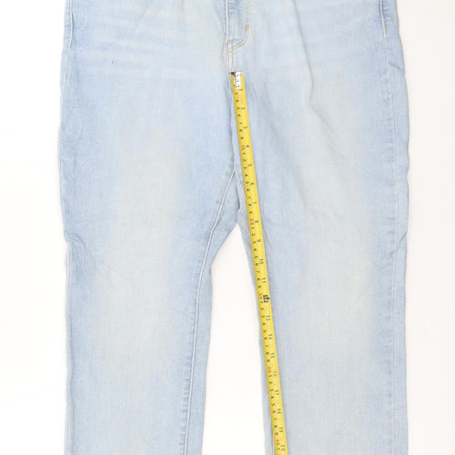Levi's Women's Blue Size 14 Classic Straight Denim Jeans