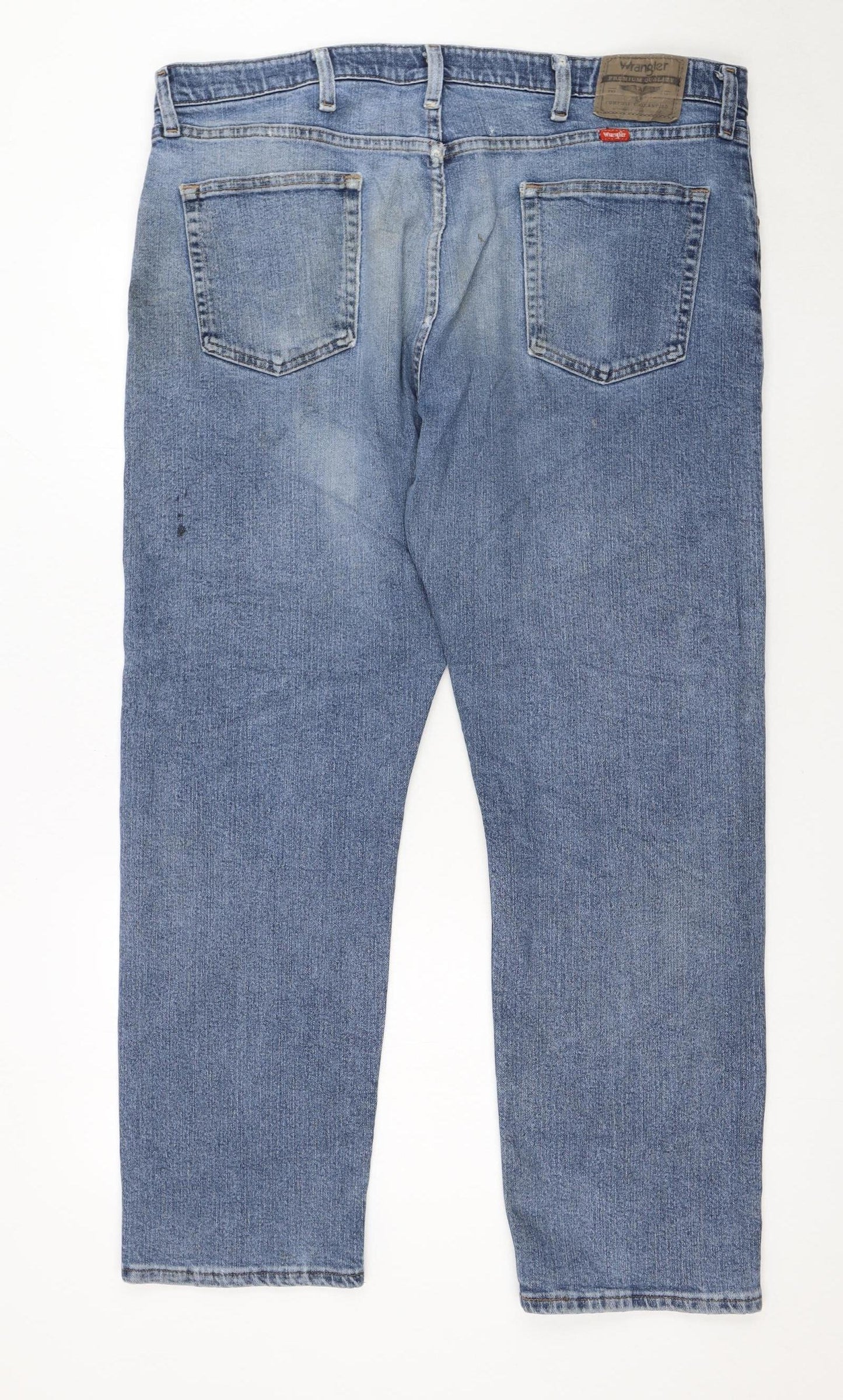 Wrangler Men Blue Regular Straight Fit Denim Jeans 40x29