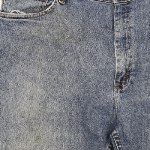 Wrangler Men Blue Regular Straight Fit Denim Jeans 40x29