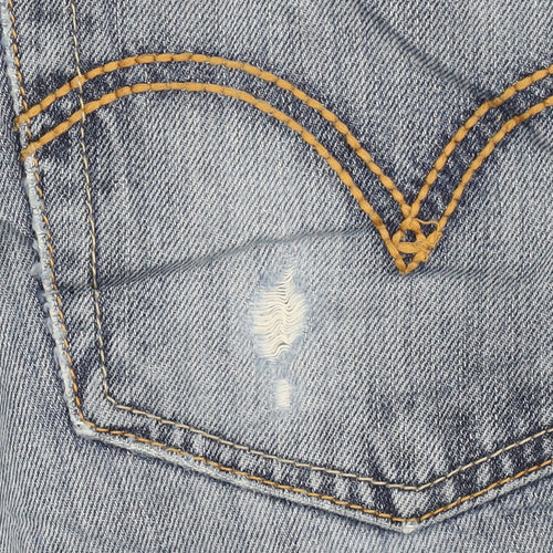 Levi Strauss & Co Men's Blue 34x34 Regular Fit Straight Denim Jeans