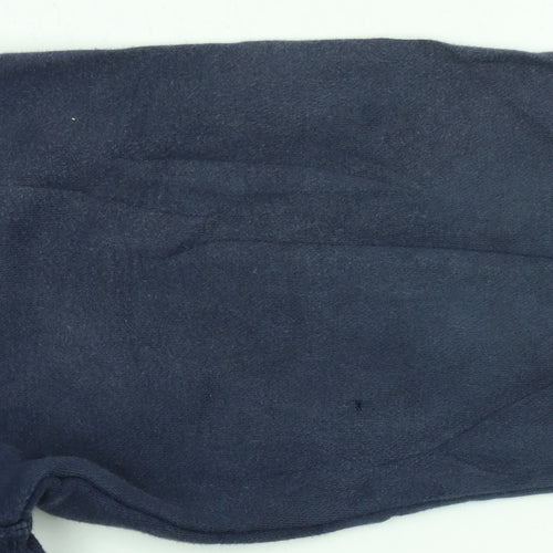 Nike Women's Navy Pullover Hoodie Medium Cotton Blend