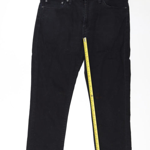 Levi's 511 Men's Black Slim Jeans W32 L32 Dark Wash