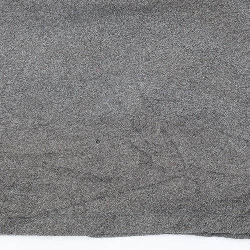 The North Face Women Grey Half Zip Fleece Sweatshirt Size M