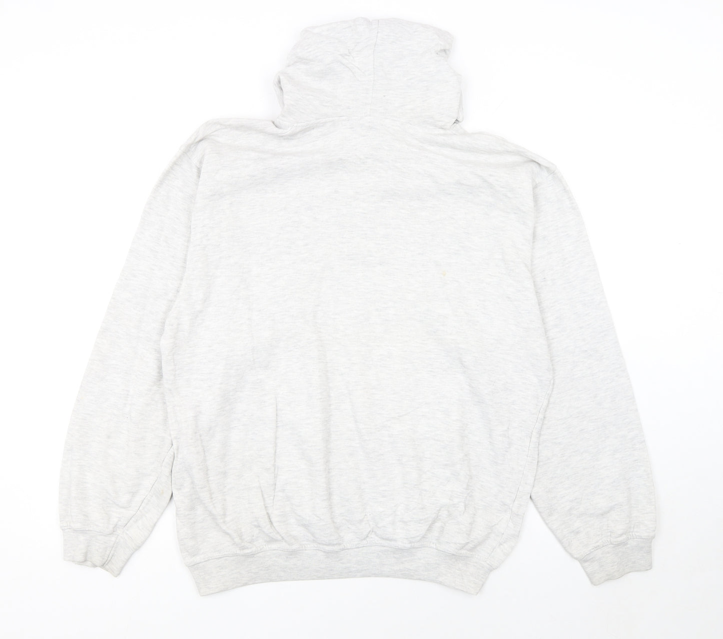 Le Coq Sportif Mens Grey Hoodie Medium Pullover Training Style