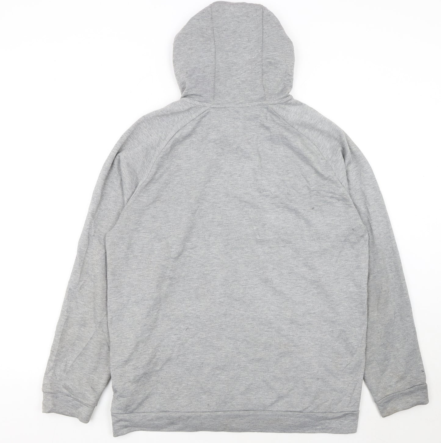 Nike Men's Grey Dri-Fit Full Zip Hoodie Size L Sportswear
