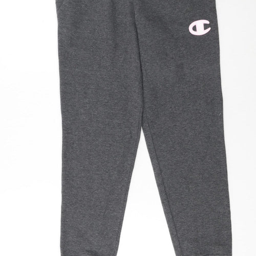 Champion Womens Grey Fleece Jogger Trousers Size L