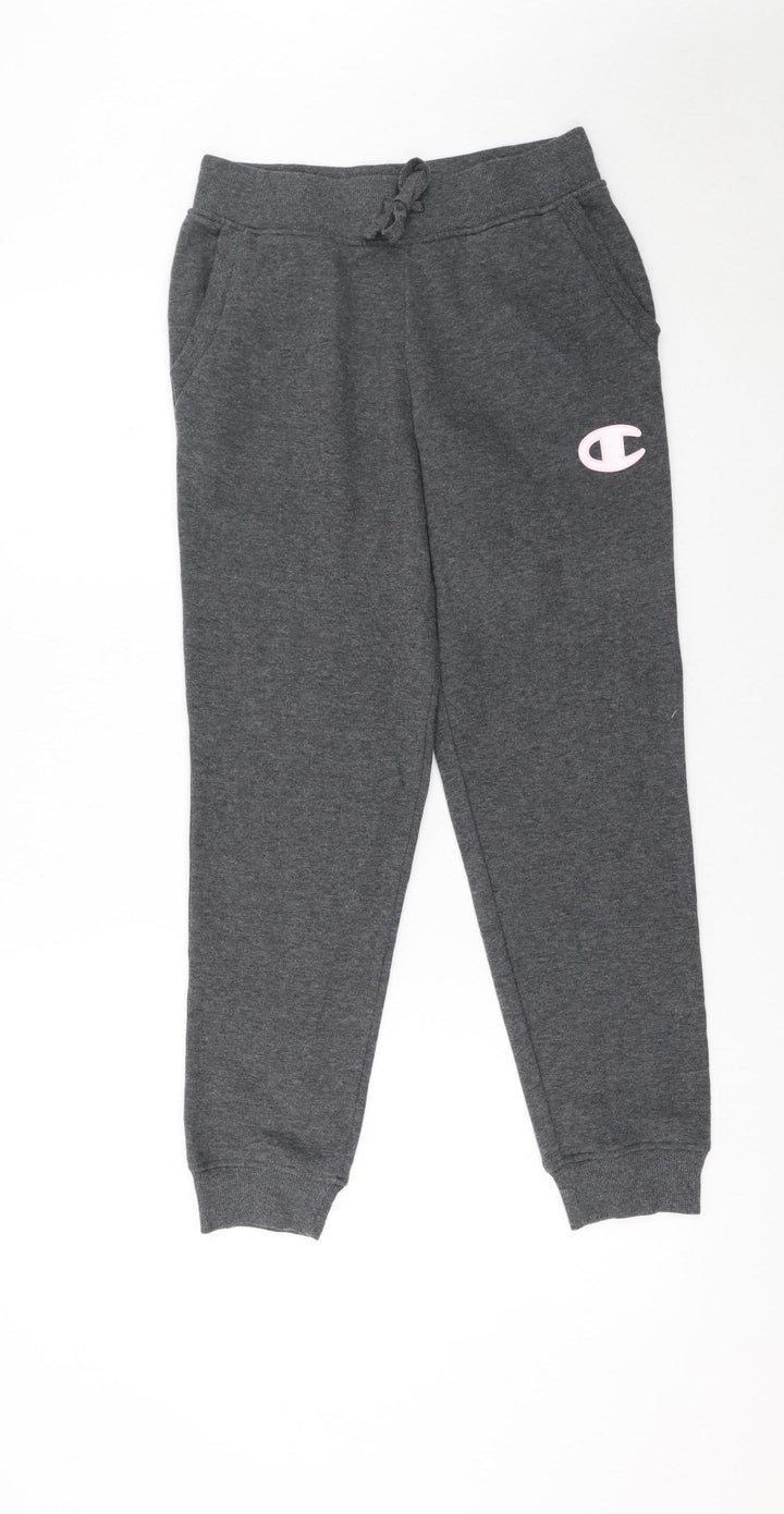 Champion Womens Grey Fleece Jogger Trousers Size L