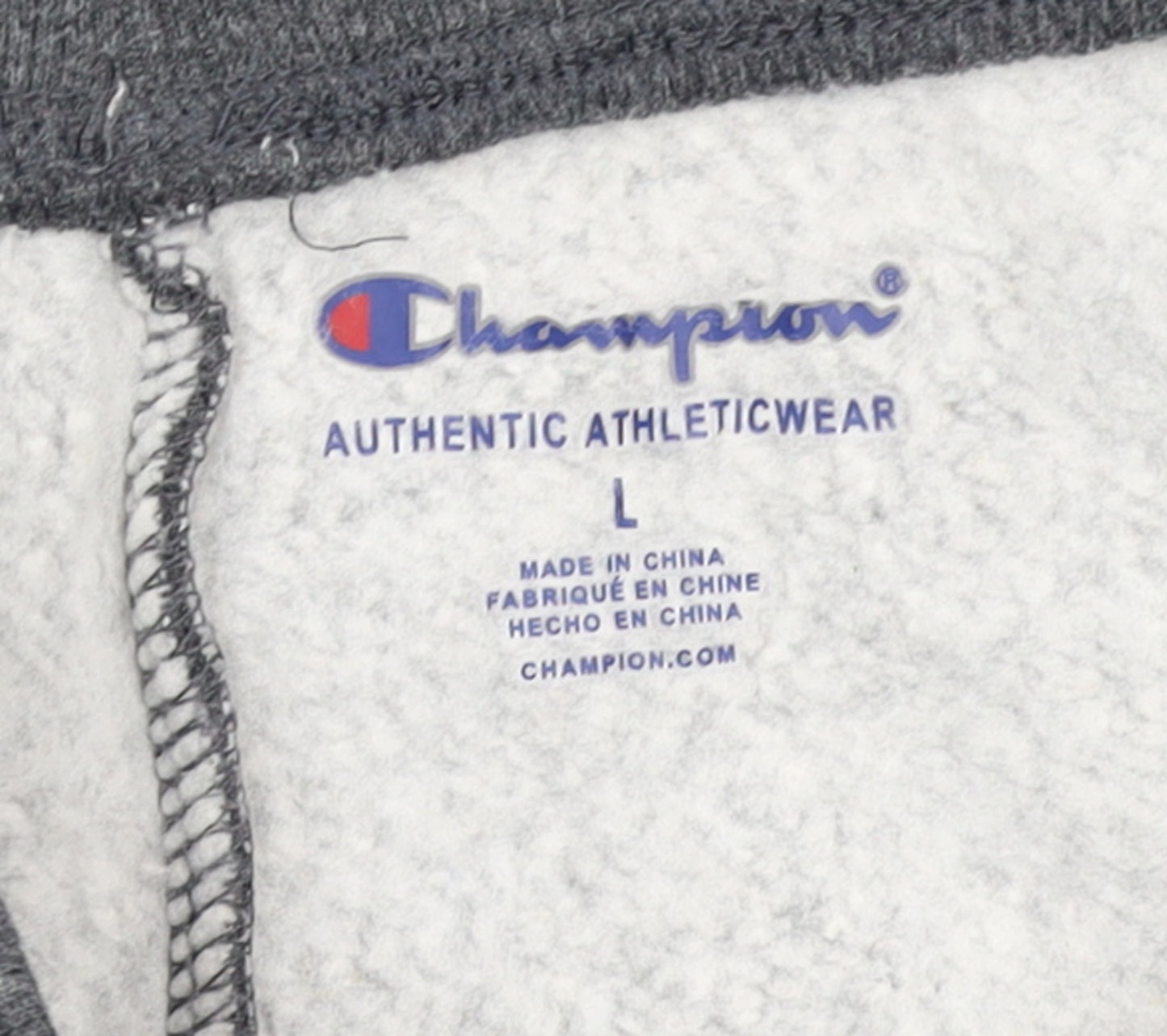 Champion Womens Grey Fleece Jogger Trousers Size L