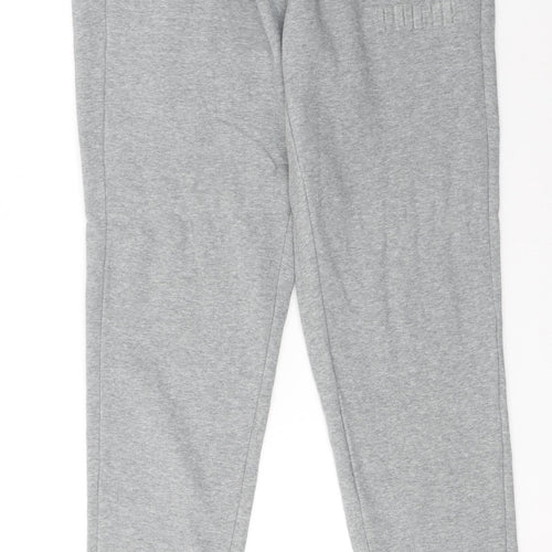 Puma Men’s Grey Jogger Sweatpants Size M Regular Fit